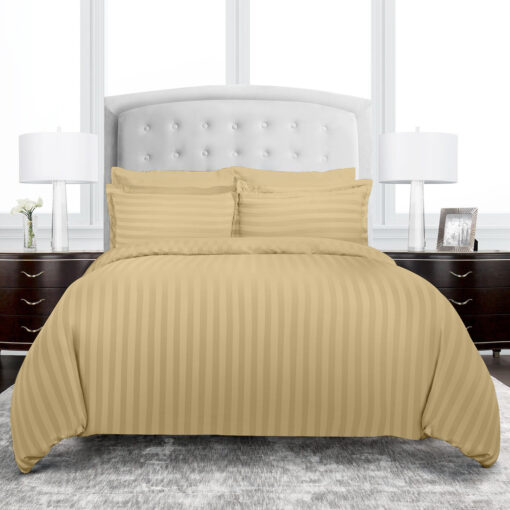 Bed Cover 230×170 CM 4 PCS Single Hotel Apollo Stripe
